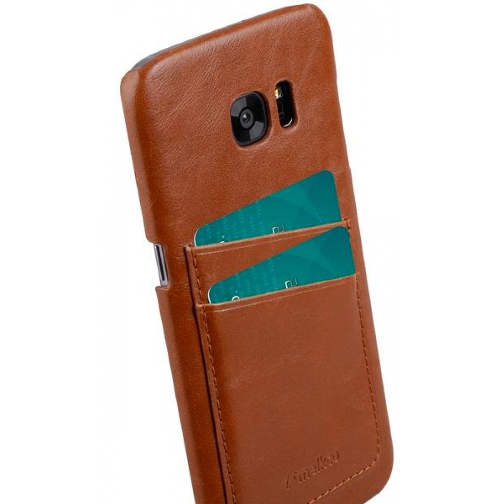 Чехол Melkco Samsung S7 Edge/G935 - M PU Leather Dual Card Brown
