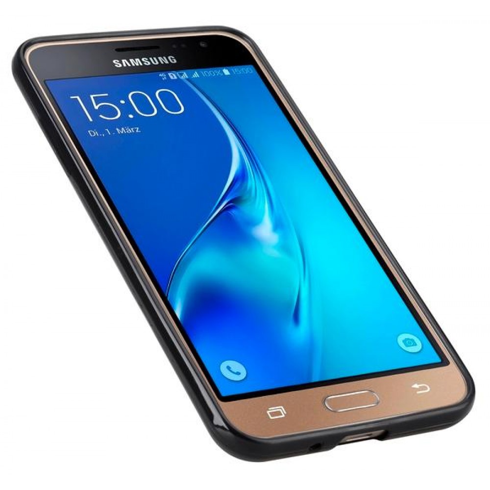 Чехол Melkco Samsung J3/J320 - Poly Jacket TPU Black