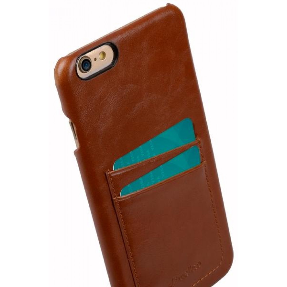 Чехол Melkco iPhone 6 Plus - M PU Leather Dual Card Brown