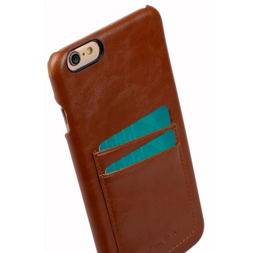 Чехол Melkco iPhone 6 - M PU Leather Dual Card Brown