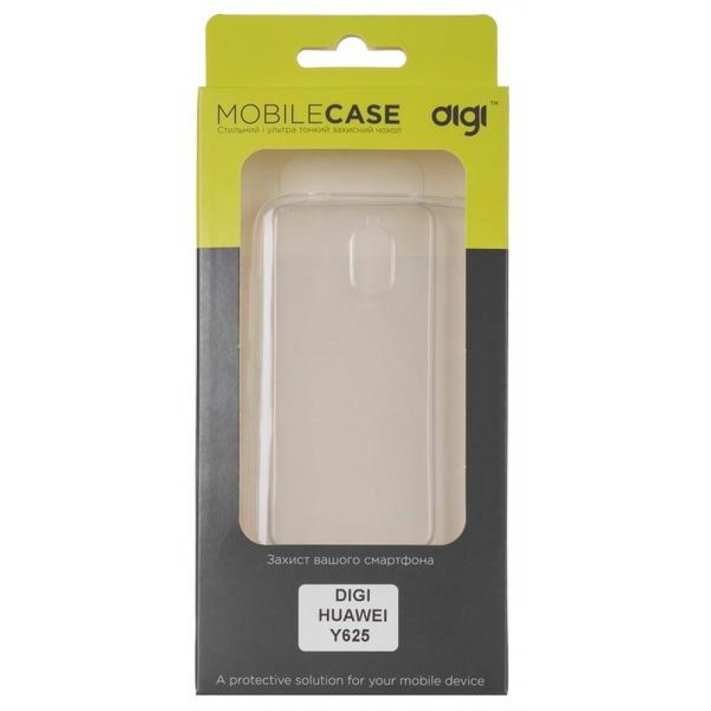 Чехол DiGi HUAWEI Y625 - TPU Clean Grid Transparent
