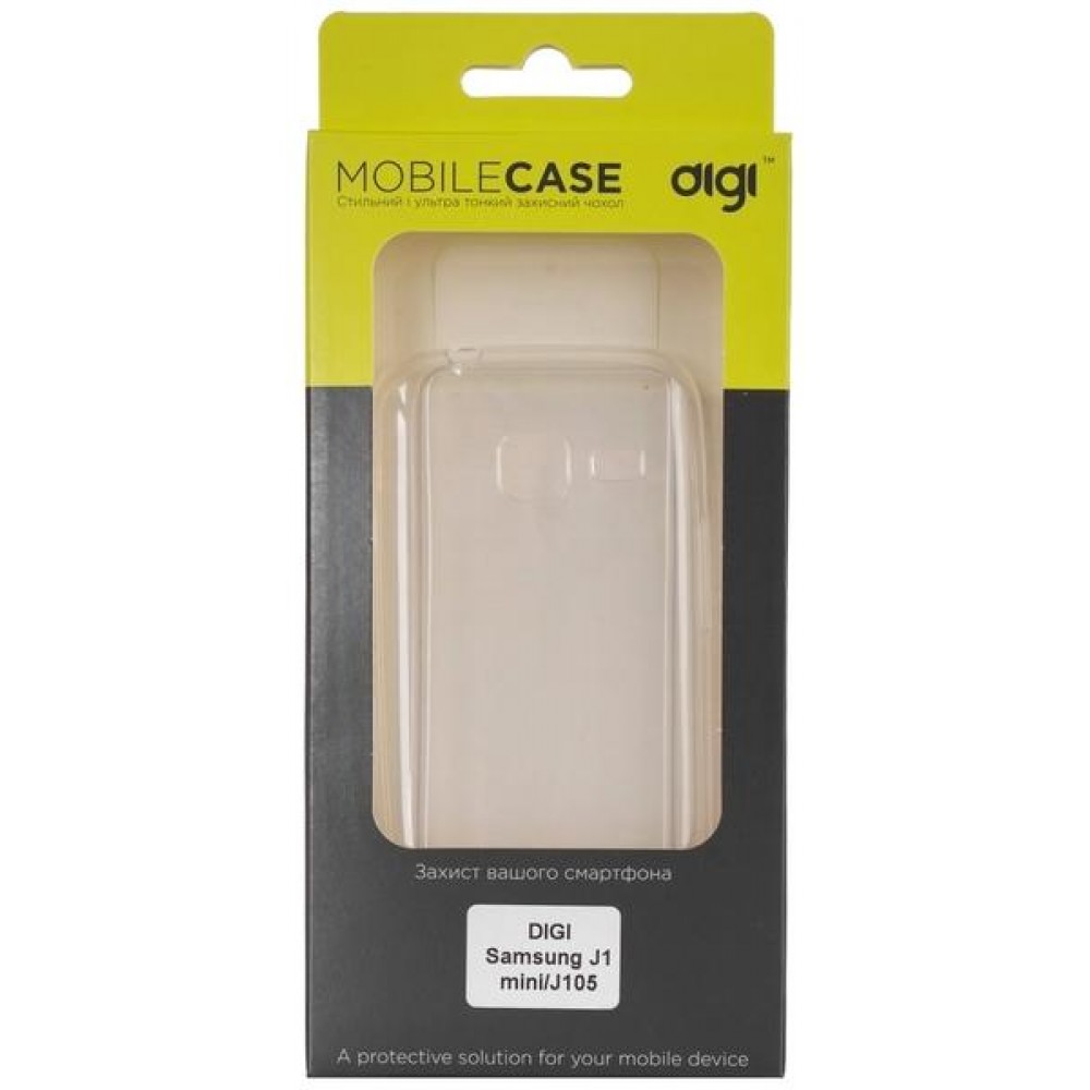 Чехол DiGi Samsung J1 mini/J105 - TPU Clean Grid Transparent