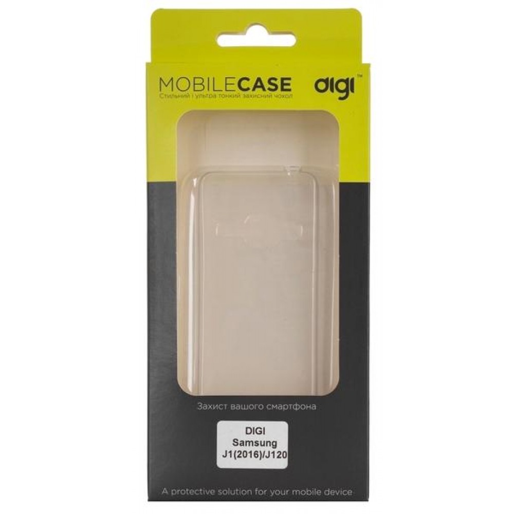 Чехол DiGi Samsung J1(2016)/J120 - TPU Clean Grid Transparent