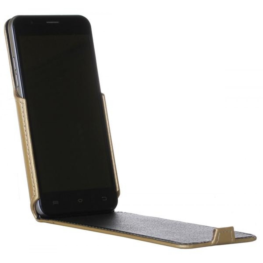 Чехол Red Point Bravis A551 Atlas - Flip case Gold