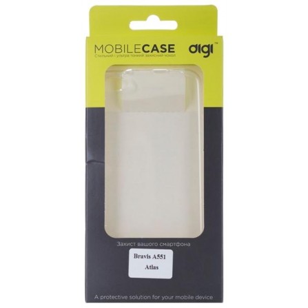 Чехол DiGi ERGO F500 Force - TPU Clean Transparent