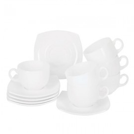 Сервиз чайный LUMINARC QUADRATO WHITE, 12 предметов
