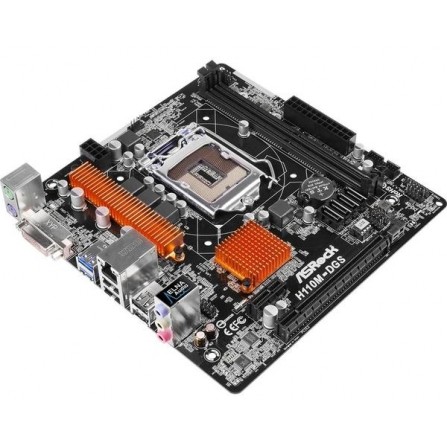 Материанская плата ASRock s1151 H110 H110M-DGS