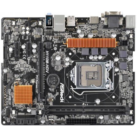 Материнская плата ASRock s1151 H110 H110M-HDV