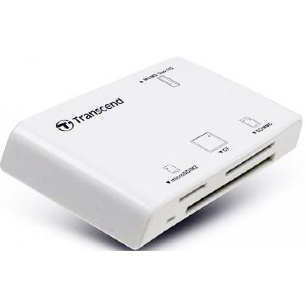 Кардридер Transcend TS-RDP8W White