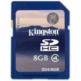 Карта памяти Kingston SDHC 8 GB Class 4