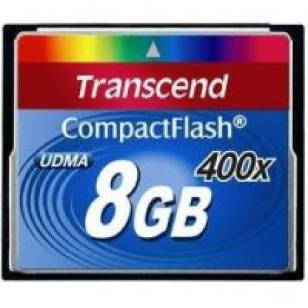 Карта памяти Transcend Compact Flash 8 GB (400X)