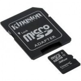 Карта памяти Kingston microSD 32 GB Class 4 (+ SD адаптер)
