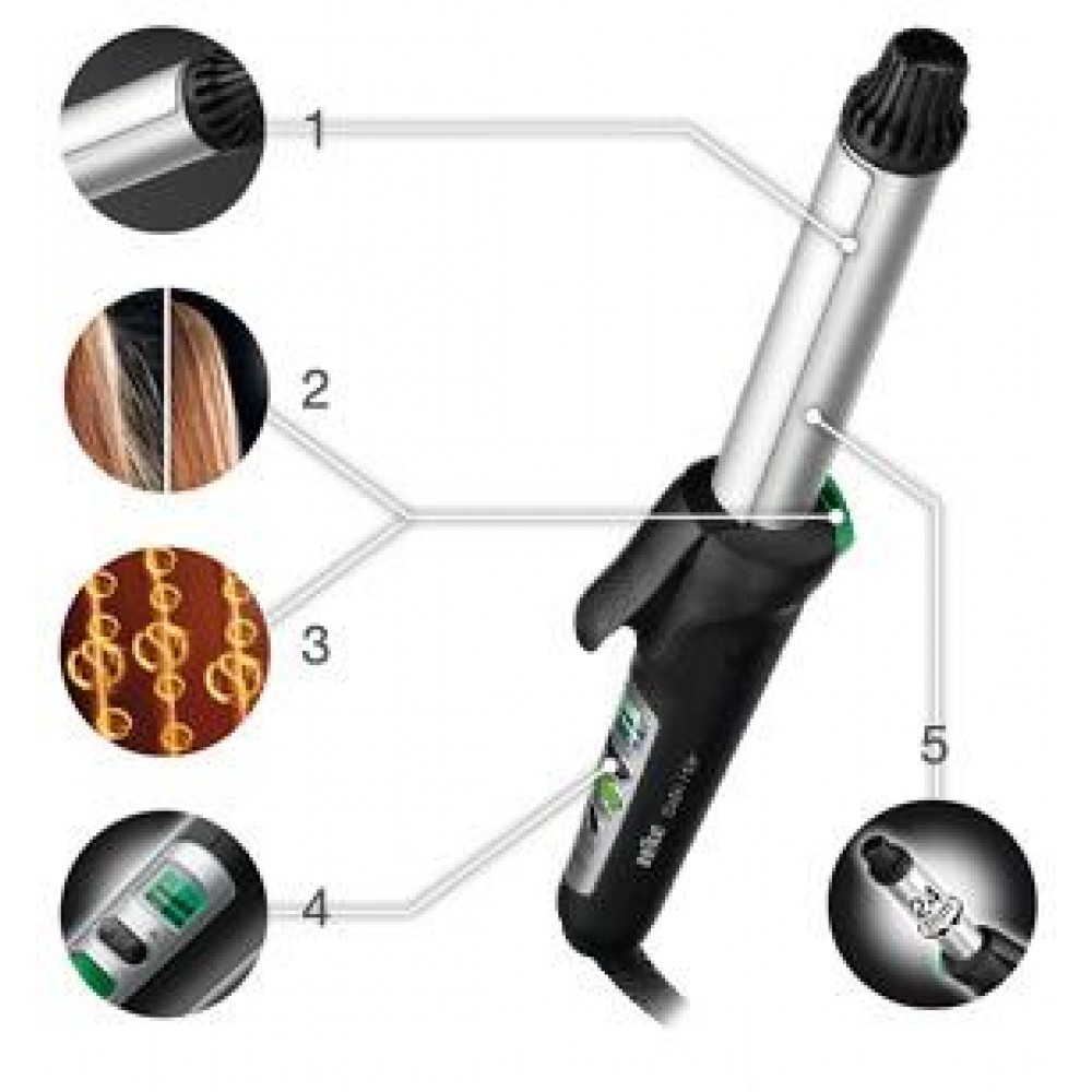 Щипцы для завивки BRAUN Satin Hair 7 EC1 (CU710)