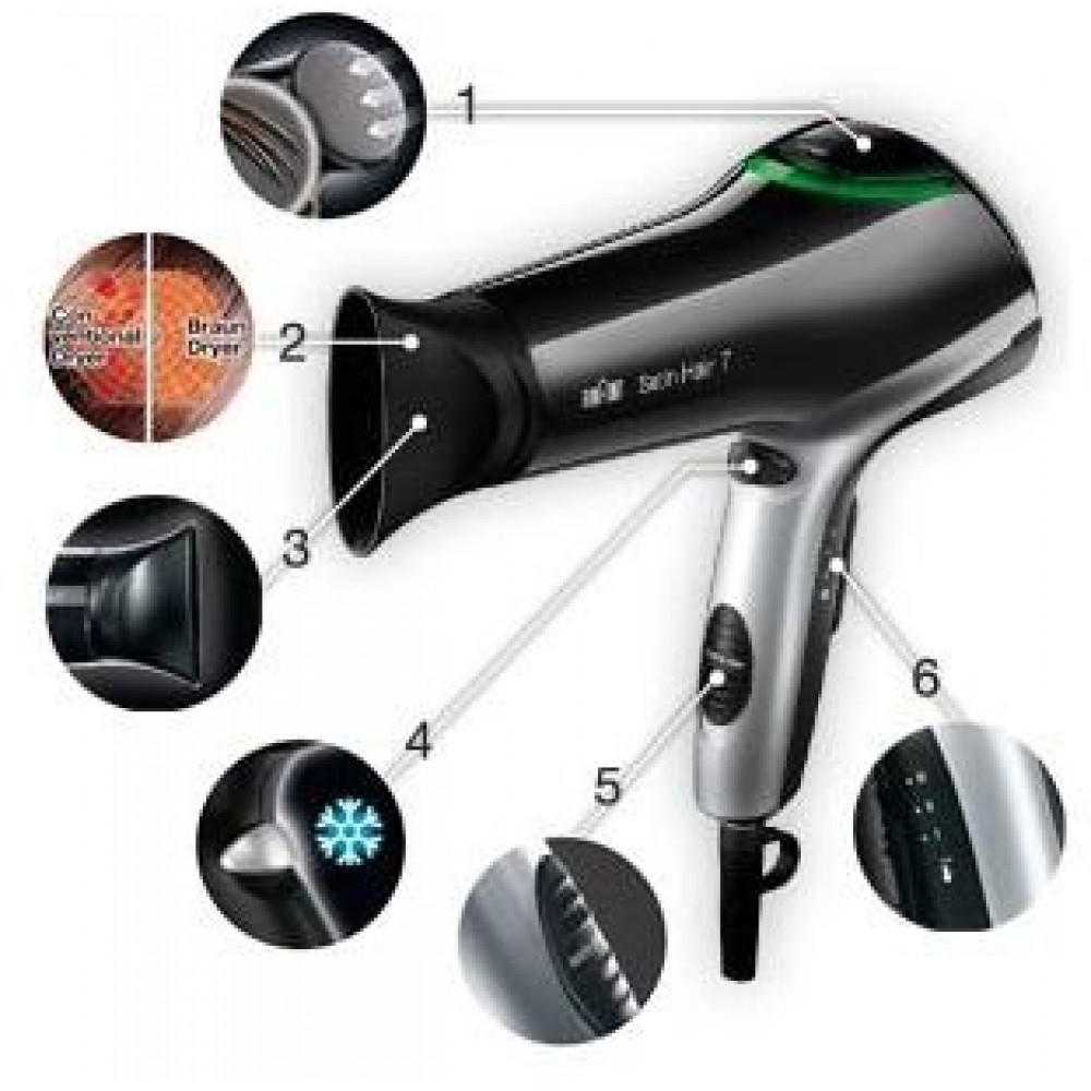 Фен BRAUN Satin Hair 7 HD 710