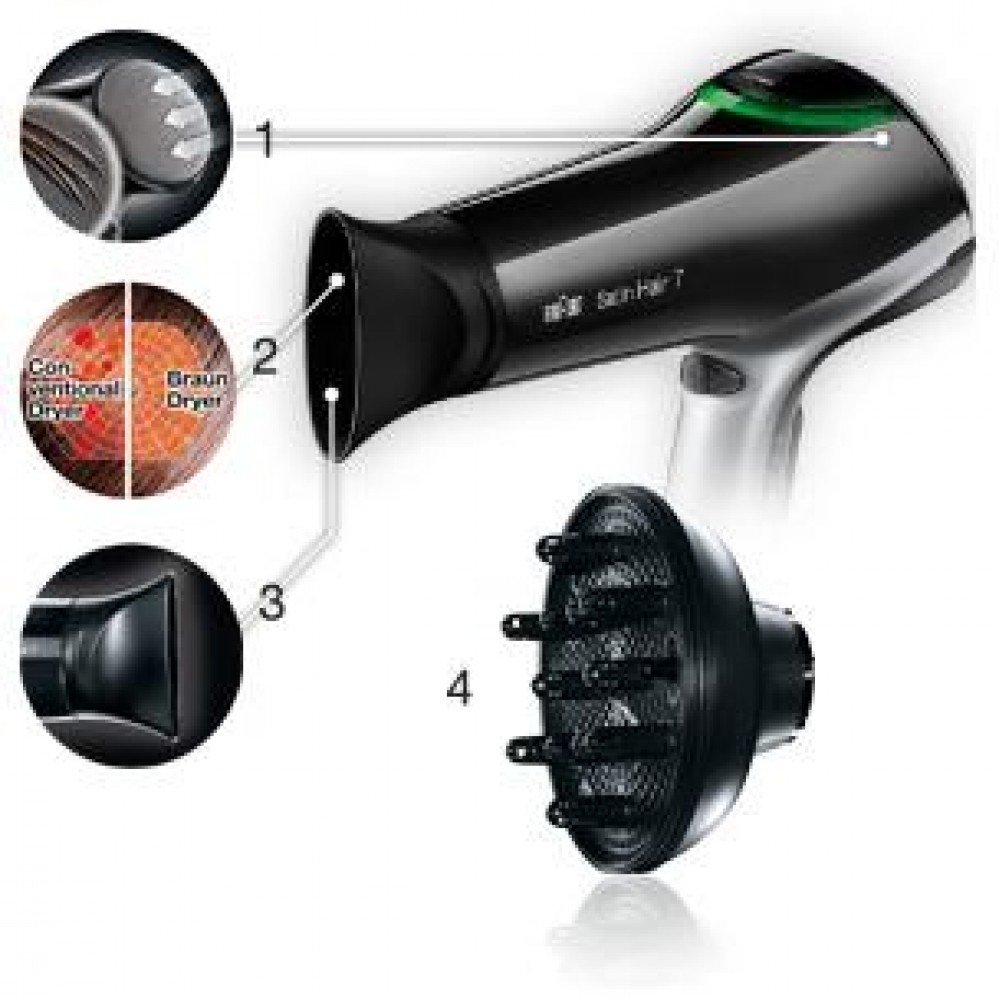 Фен BRAUN Satin Hair 7 HD 730