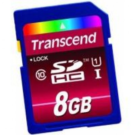 Карта памяти Transcend SDHC 8 GB Class 10 UHS-I Ultimate (X600)